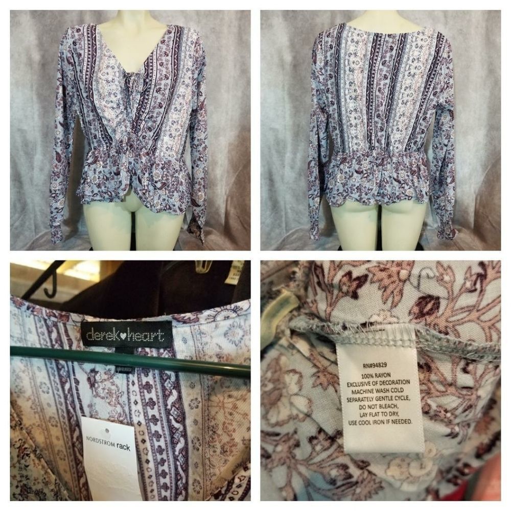 Bundle of 5 Derek Heart Tops NWT‎ - Picture 5 of 6
